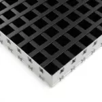Потолок Грильято GL 15 50x50 черный RAL 9005