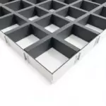 Потолок Грильято GL15 100x100 графит